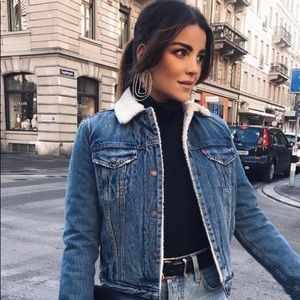 Levi Sherpa Jean Jacket